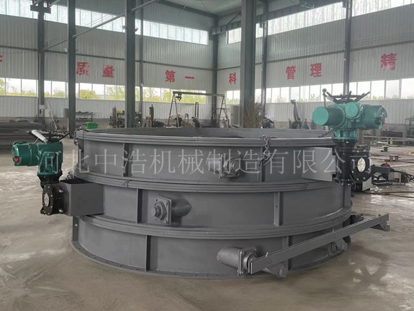 電動（dòng）圓風門-電動煙道圓風門